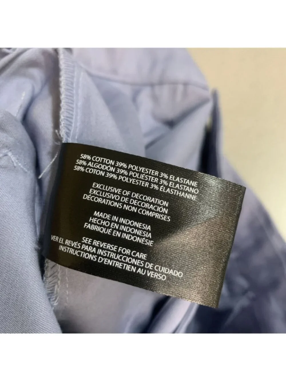 NWT Banana Republic Men's 32 Blue Stretch Chino Shorts 9
